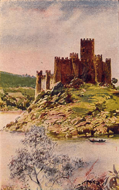 Watercolour Painting of Almourol Castle
