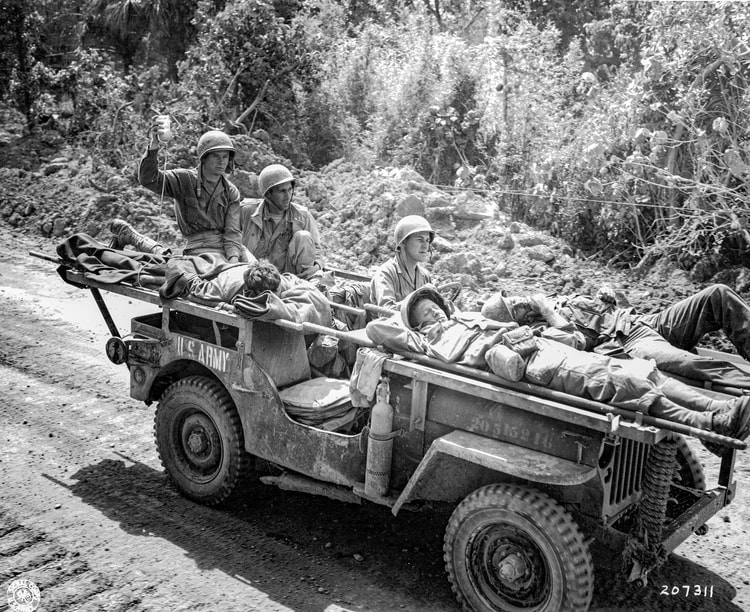 US Jeep Ambulance, Okinawa