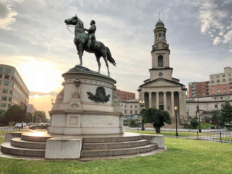 Bronze Equestrian Statue of General George H. Thomas