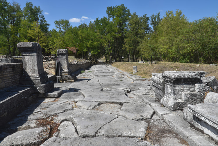 Cardo of Nicopolis ad Istrum