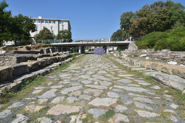 Decumanus Maximus of Augusta Traiana