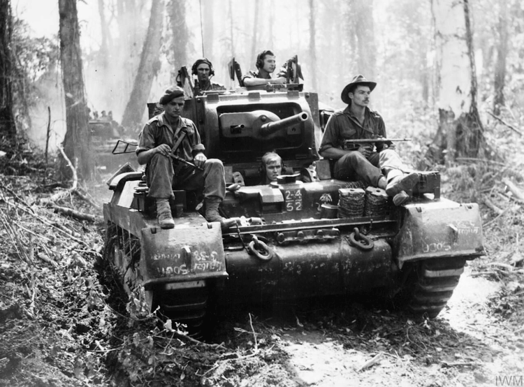 Australian Forces in the Solomons, 1945