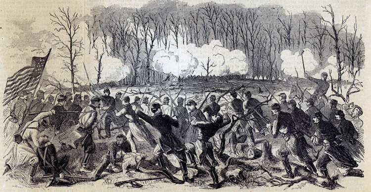 Attack of the Second Iowa Regiment on Fort Donelson