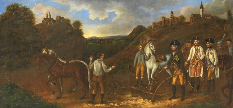 Emperor Joseph II at the Plow