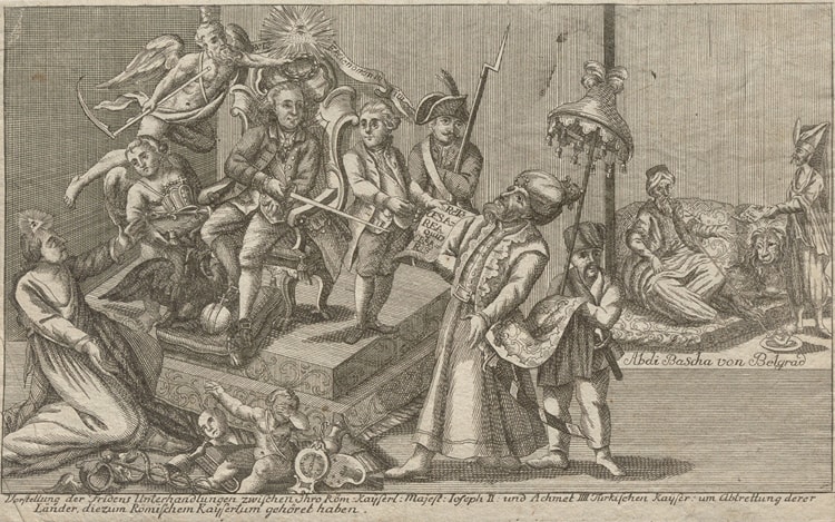 Emperor Joseph II and Sultan Achmet IV