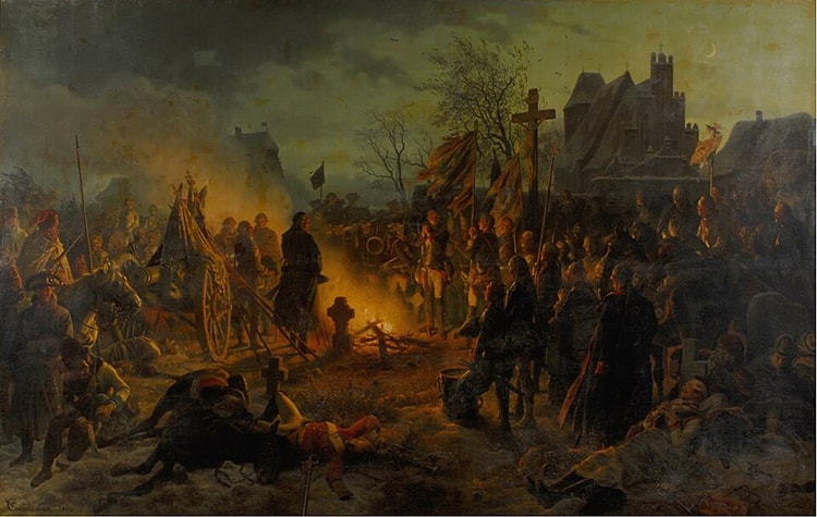 King Frederick and His Army After the Battle of Leuthen