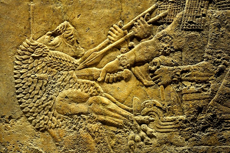 Lion-hunting Scene, King Ashurbanipal