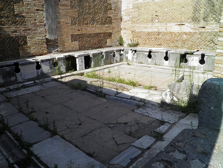 Roman Latrine, Ostia