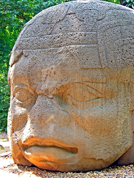 Olmec Stone Head, La Venta