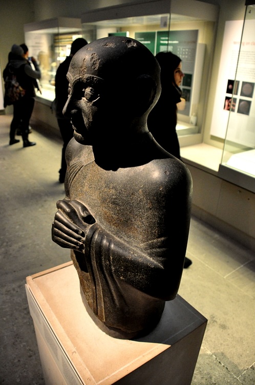 Dolerite Statue of Gudea, ruler of Lagash
