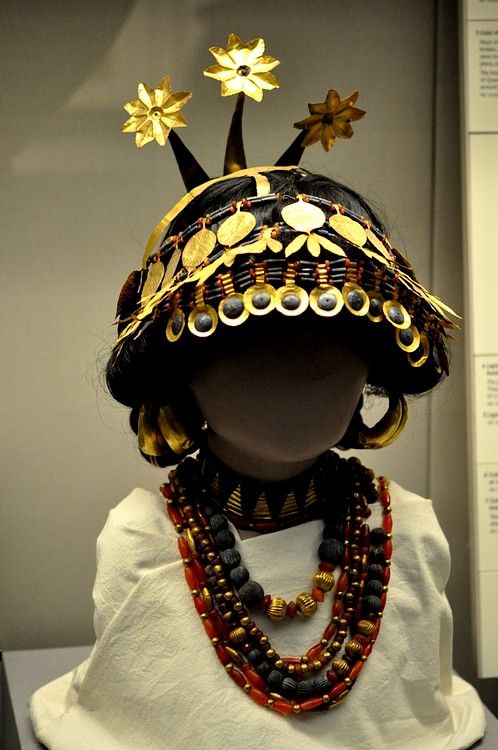 Headdress and Necklaces from the Royal Cemetery of Ur