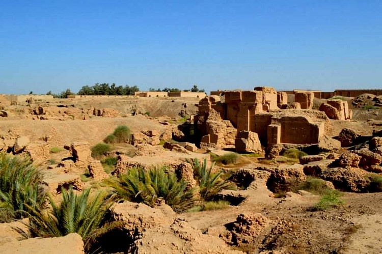 Ruins of the North Palace of  Nebuchadnezzar II , Babylon