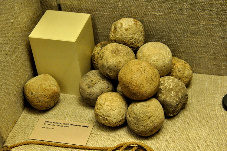 Sling stones from Lachish