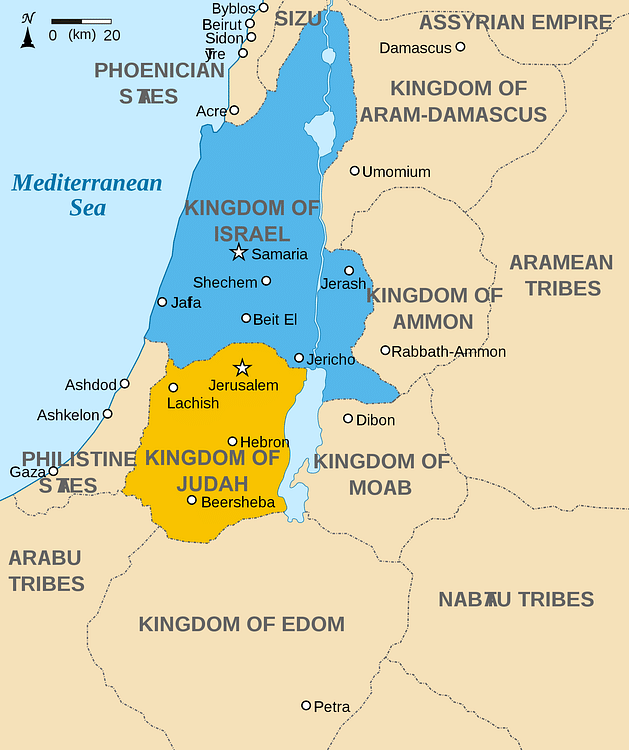 Levant Names Map of the Levant circa 830 BCE (Illustration) - World History Encyclopedia