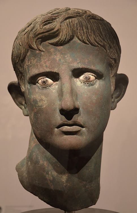 Bronze Head of Augustus