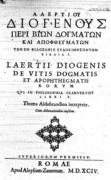 Diogenes Laërtius: Lives and Opinions of Eminent Philosophers