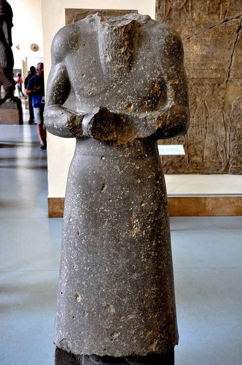 Diorite statue of an Akkadian ruler of Ashur
