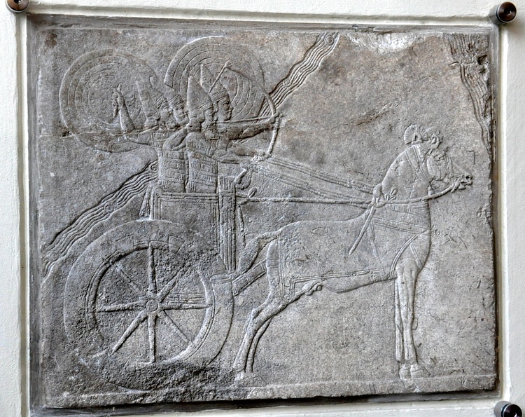 Hamanu campaign on Ashurbanipal's wall relief