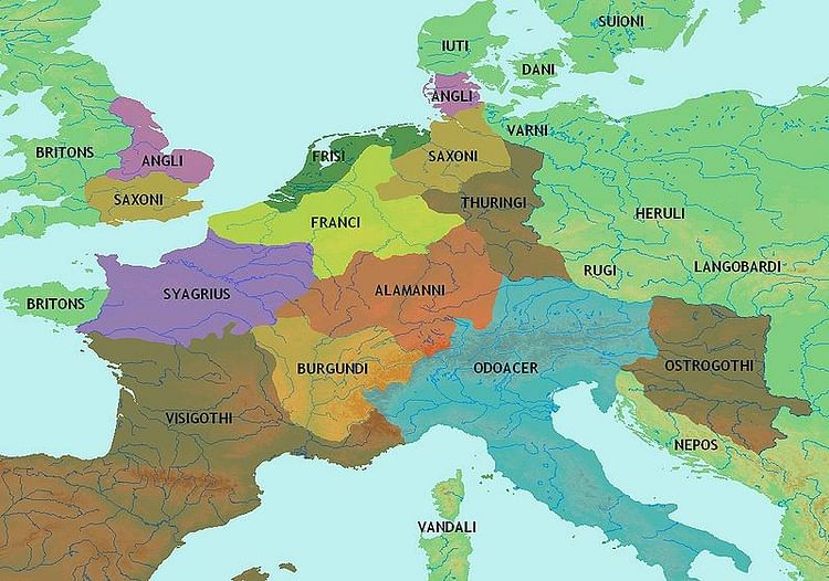 Central Europe 5th century CE