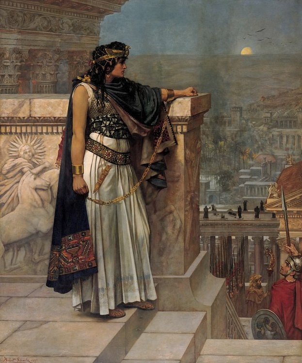 Queen Zenobia's Last Look Upon Palmyra