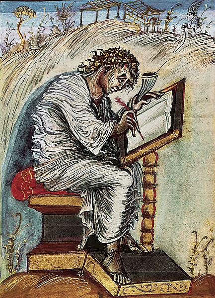 St. Matthew from the Ebbo Gospels