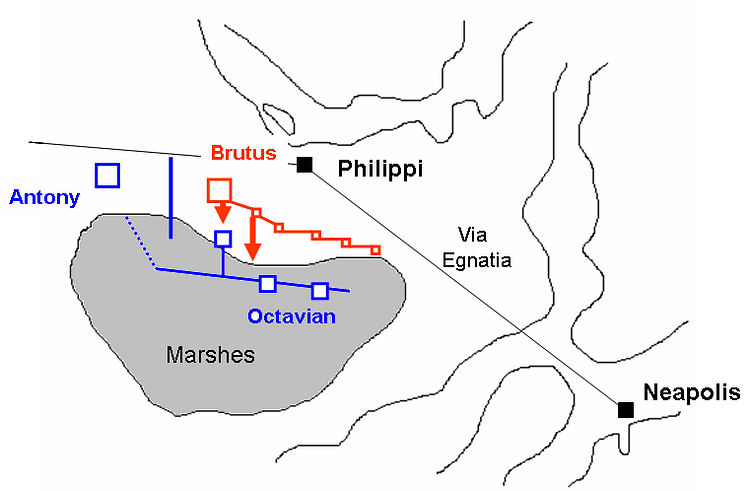 2nd Battle of Philippi 42 BCE