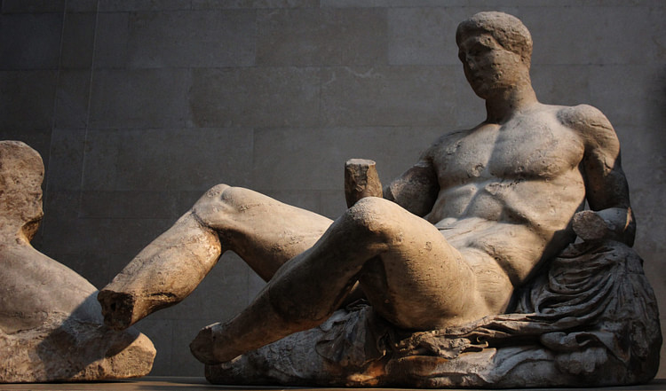 https://www.worldhistory.org/image/3319/dionysos-from-the-parthenon/ Dionysos from the Parthenon.