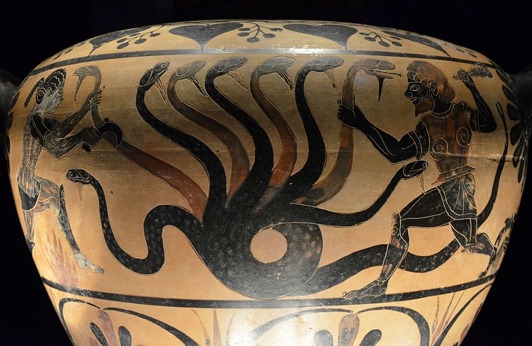 The Lernaean Hydra & Hercules