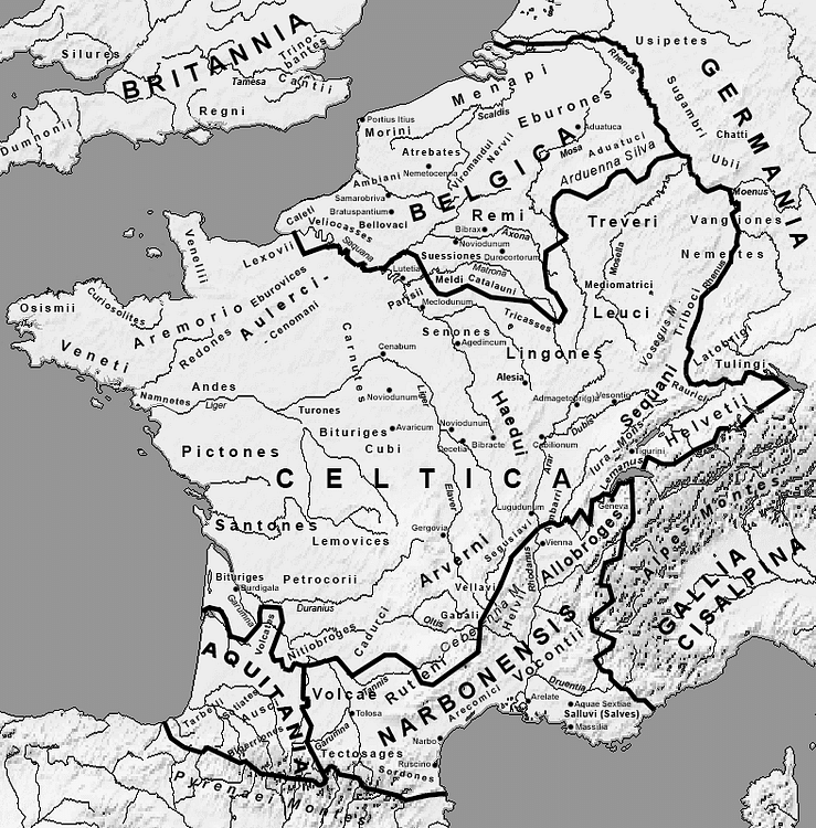 Map of Gaul