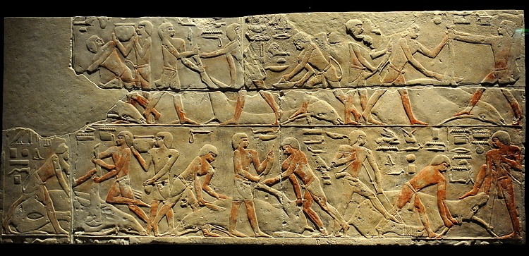 Cattle Butchering Scene from Saqqara