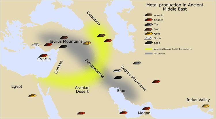 Ancient Near Eastern Metal Production