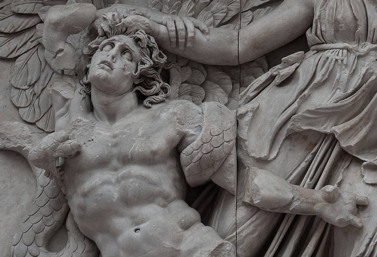 Alkyoneus the Giant Killed by Athena