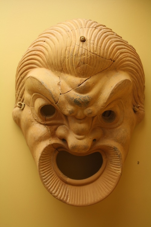 Greek Terracotta Comedy Mask