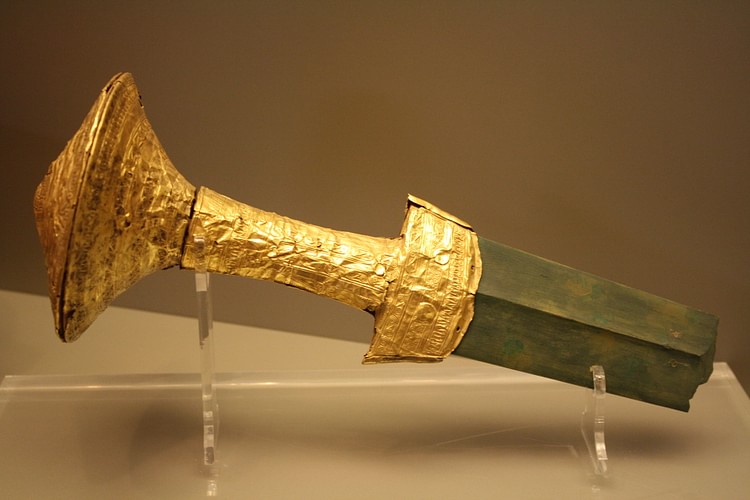 Mycenaean Gold Sword Hilt
