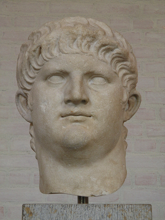 Colossal head of Emperor Nero