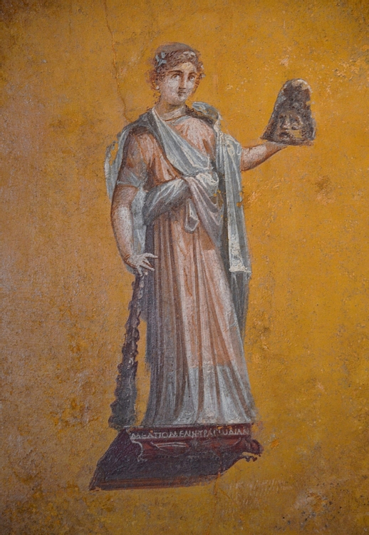 Fresco with Melpomene