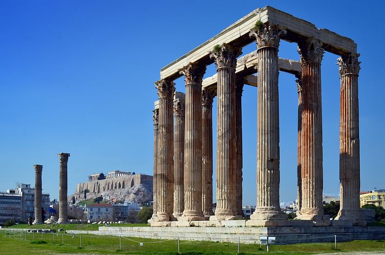 The Temple of Olympian Zeus, Athens