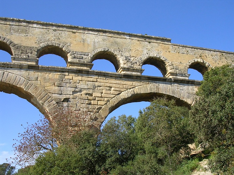 Arches, Pont Du Gard, France