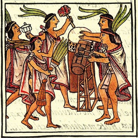 Aztecha Singer Aztec Musicians (Illustration) - World History Encyclopedia