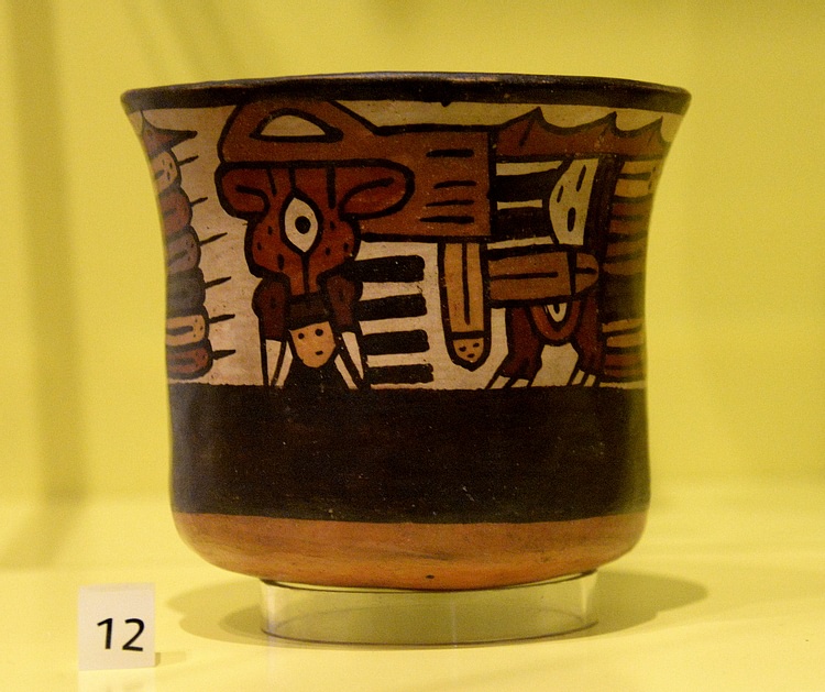 Nazca Bowl with Bird Monster