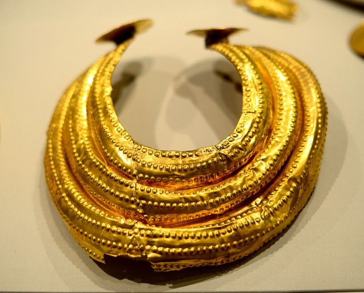Gold Collar from Ancient Ireland