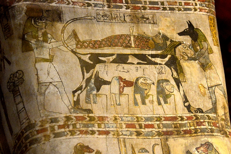 Detail of the Coffin of Diefiawet from Egypt