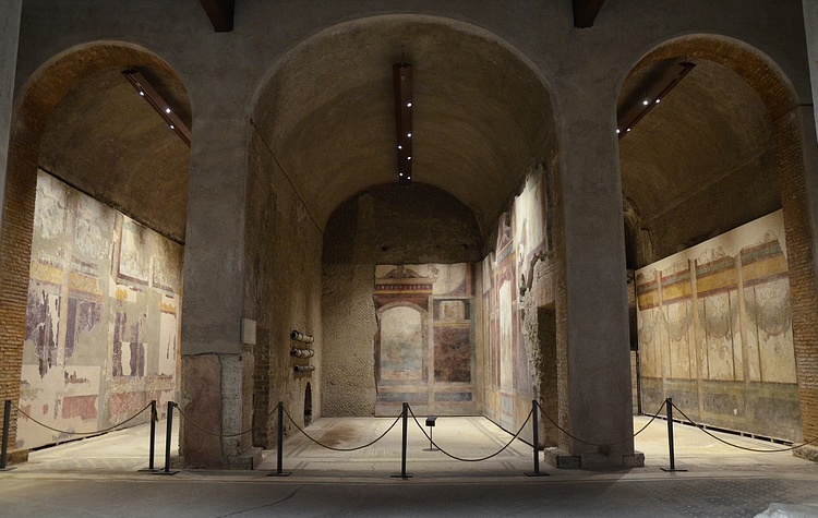 The House of Livia on the Palatine Hill, Rome