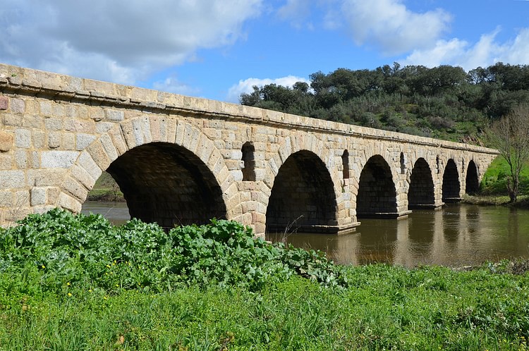 Roman Bridge, Ponte da Vila Formosa, Portugal