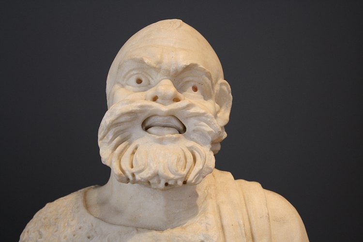 Actor with Mask of Silenus