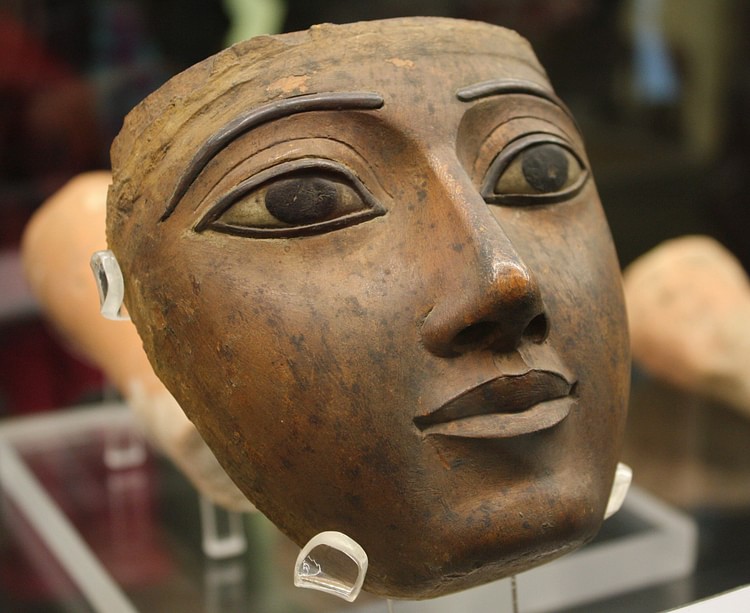 Face from an Egyptian Coffin