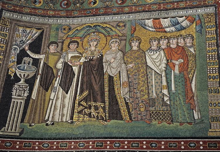 Empress Theodora & Her Court