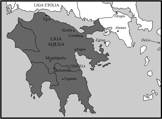 Achaean League c. 150 BCE