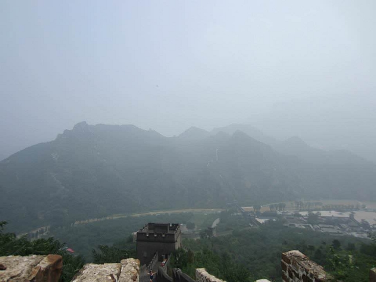 View From the Top of the Great Wall of China