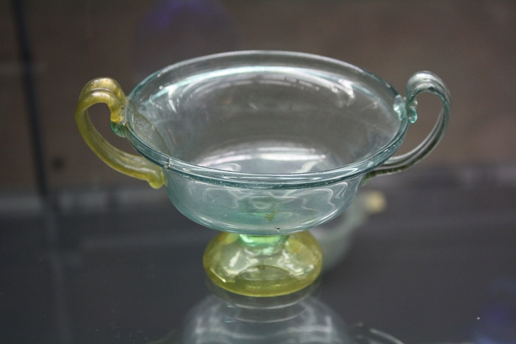 Roman Two-handled Glass cup